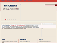 Tablet Screenshot of hopeforthewarriors.com